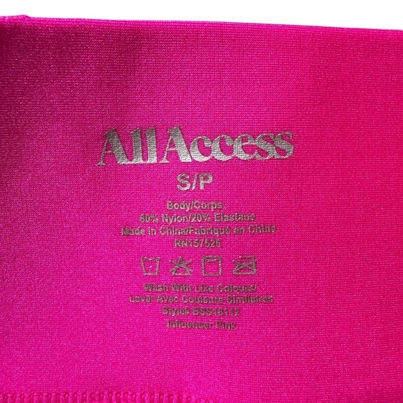 All Access Center Stage Biker Short in Influencer Pink, Size S - Picture 6 of 8